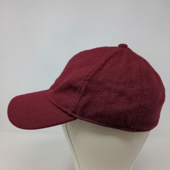 H&M Men's Fitted Hat Red Size L/58 Wool Polyester Blend Blank - Picture 4 of 9